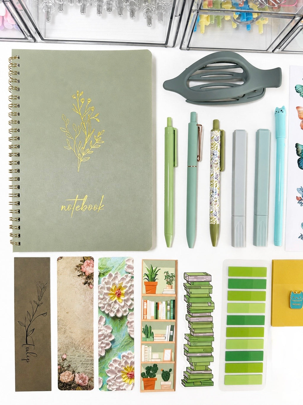 🌿 Quiet Garden – Stationery Gift Box