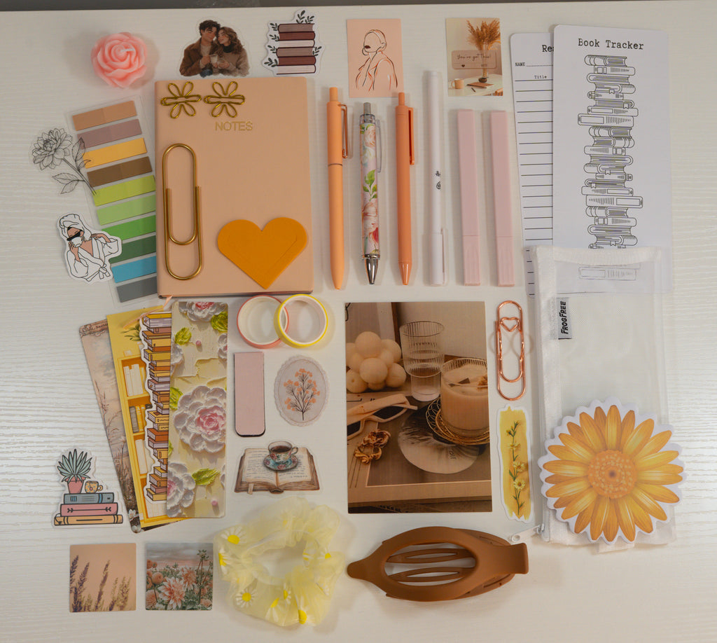 🧡 Sunset Chapters – Cozy Stationery Gift Box
