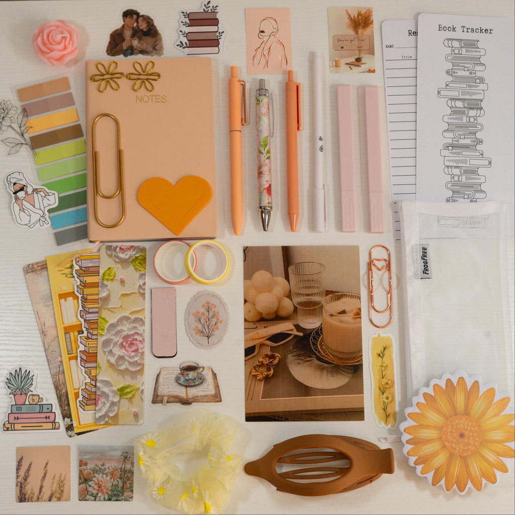 🧡 Sunset Chapters – Cozy Stationery Gift Box