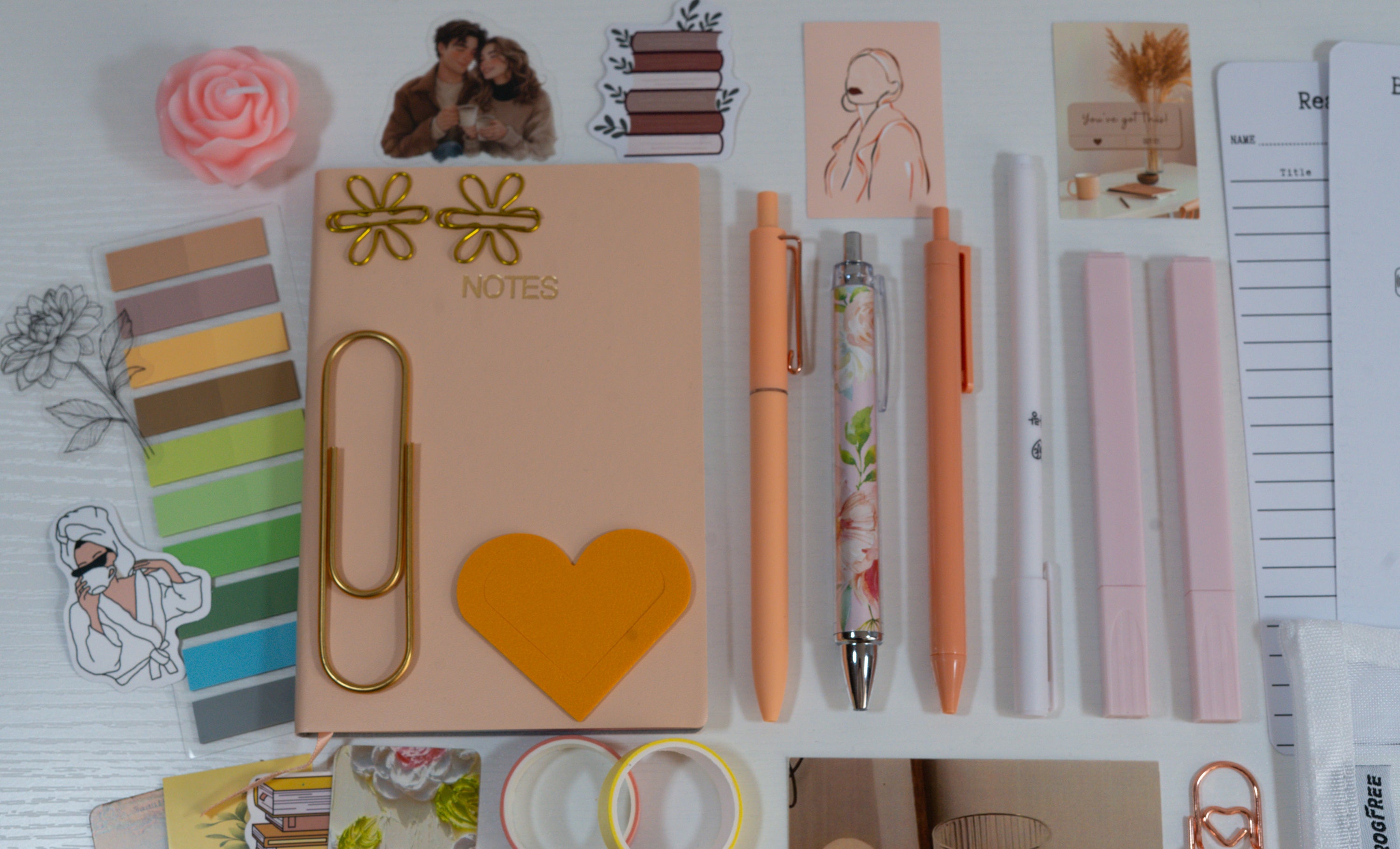 🧡 Sunset Chapters – Cozy Stationery Gift Box