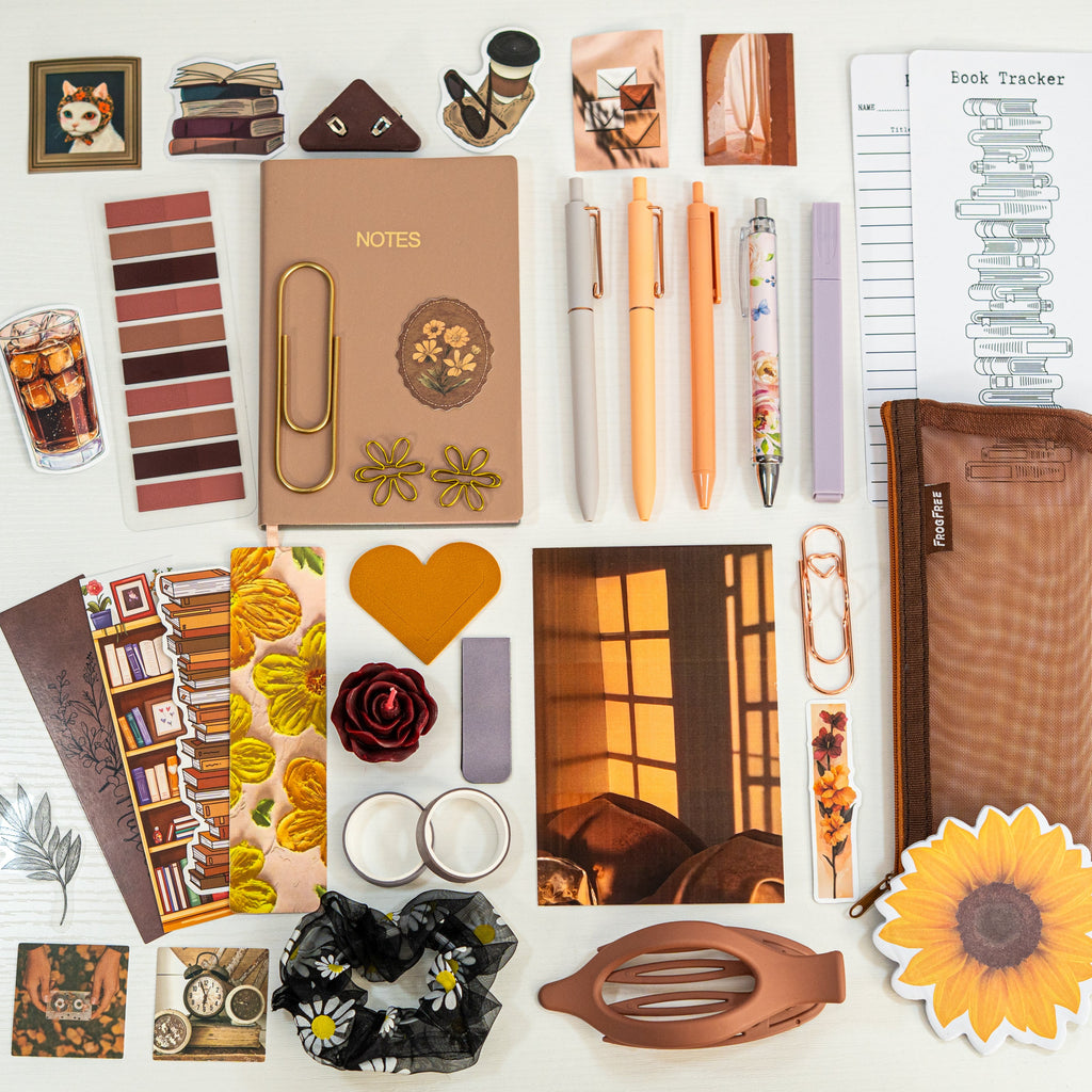 🤎 Autumn Chapters – Cozy Stationery Gift Box