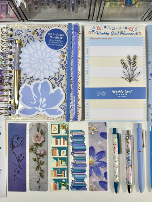 💙 Blue Chapters – Cozy Stationery Gift Box