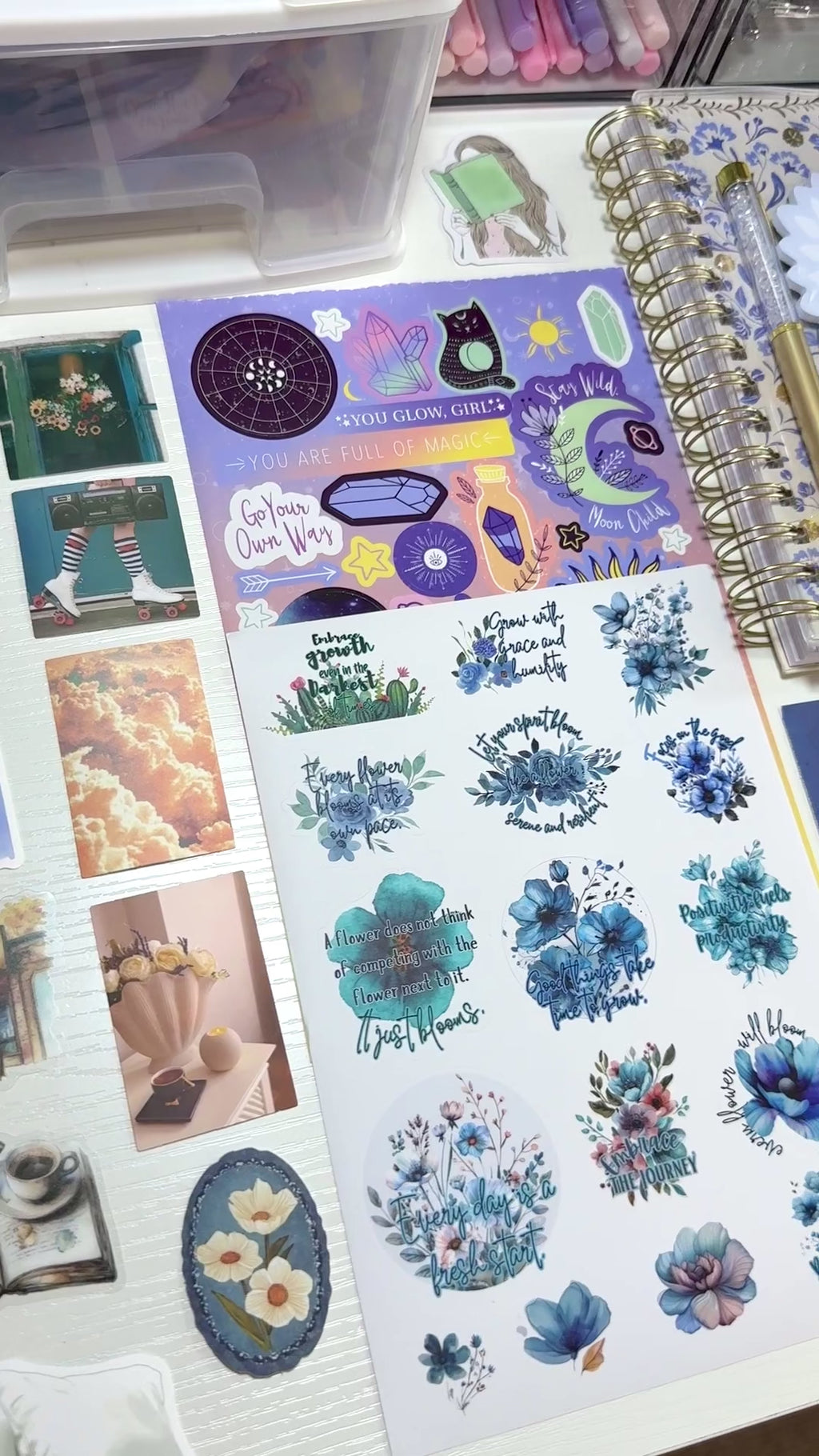 💙 Blue Chapters – Cozy Stationery Gift Box